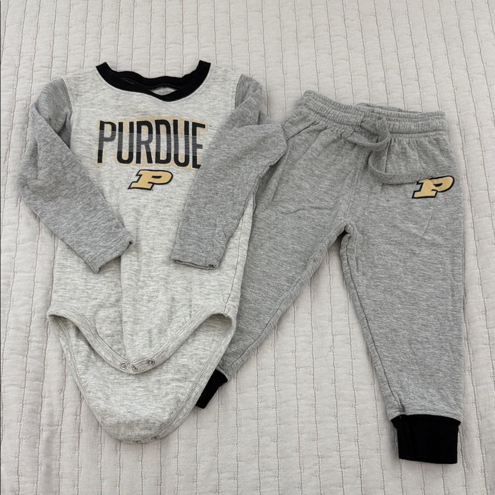 Purdue Baby Onesie and Pants Set